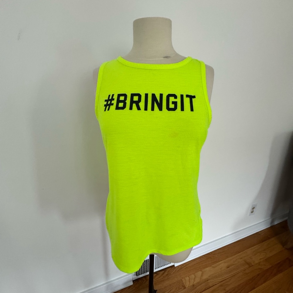 Neon Yellow Sleeveless Top
